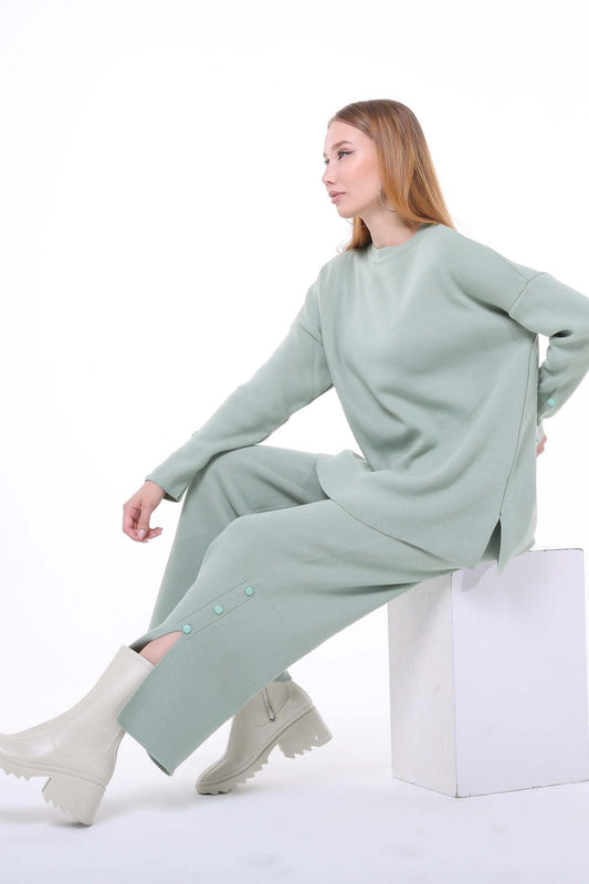 Knitted Women's Set: Cozy Sweater and trouser | BF Moda Fashion